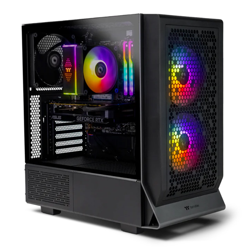Thermaltake Gaming System Infinity Pro V5 AMD R5 7500F RTX 4070 Super 1TB SSD 32GB RAM W11H Desktop Gaming PC (CA-4J2-00D1WA-A5)