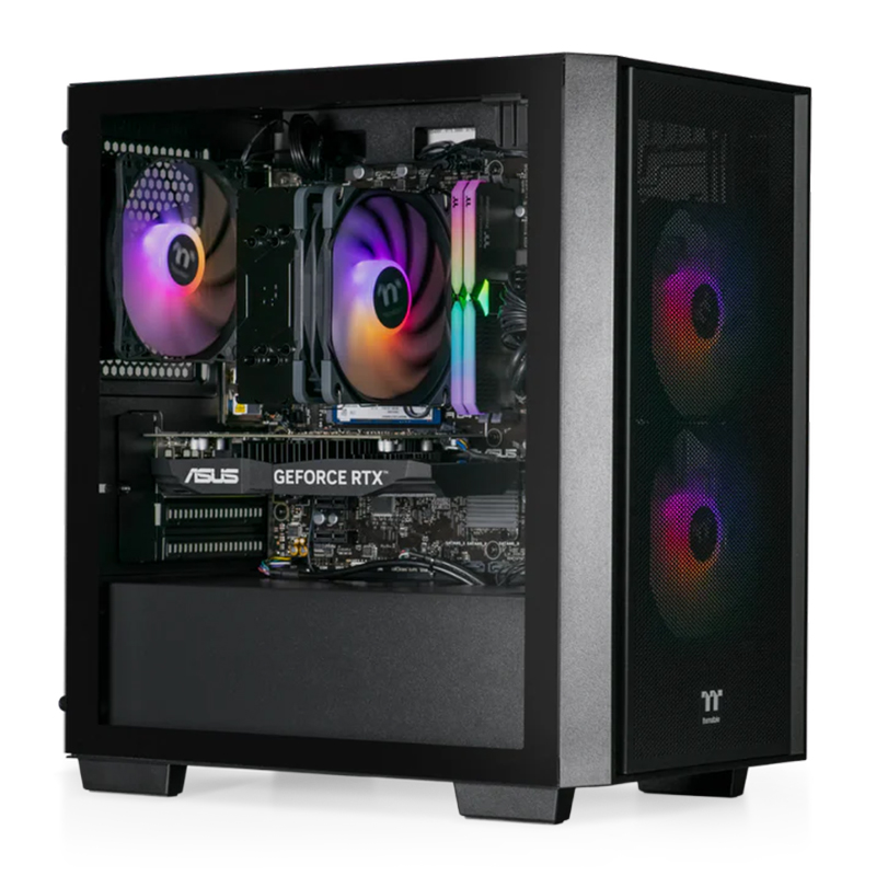 Thermaltake Genesis Ultimate V4 Ryzen 5 5600 RTX 4060 1TB SSD 16GB RAM W11H Desktop Gaming PC (CA-4Y2-00D1WA-04)