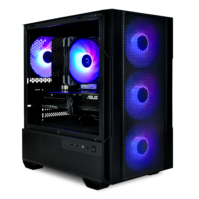 G5 Ryzen 5 7500F Radeon RX 9060 XT 16G Gaming PC Powered by ASUS 59268