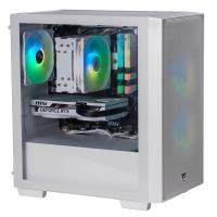 Thermaltake Genesis Ultimate V5 Ryzen 5 5600XT RTX 5060 1TB SSD 16GB RAM W11H Gaming Desktop PC - Snow (CA-4Y2-00D6WA-05)