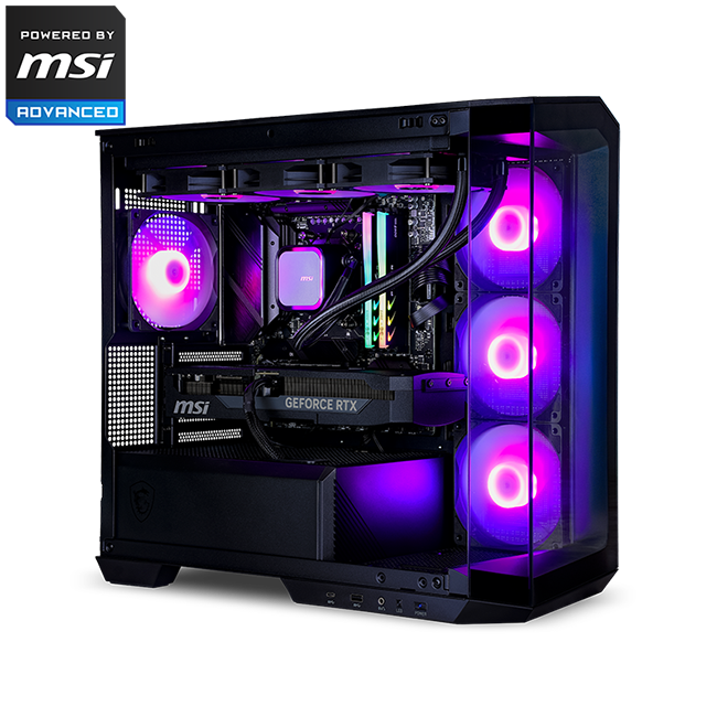 G7 Ryzen 7 7800X3D GeForce RTX 5070 Gaming PC Powered by MSI 59063